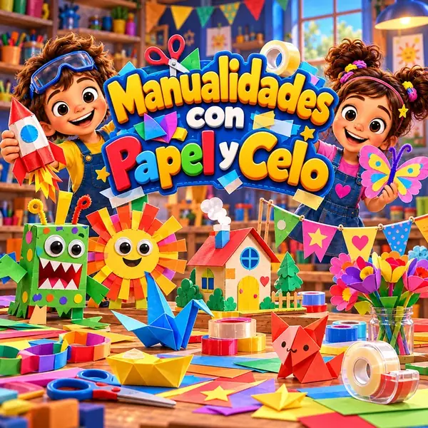 Manualidades con Papel y Celo