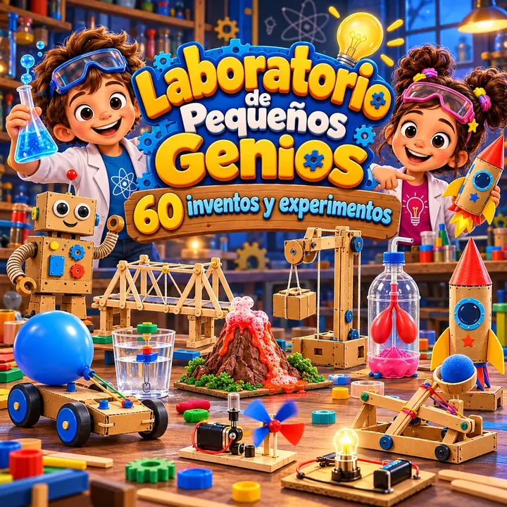 Laboratorio de Pequeños Genios: 60 inventos y experimentos
